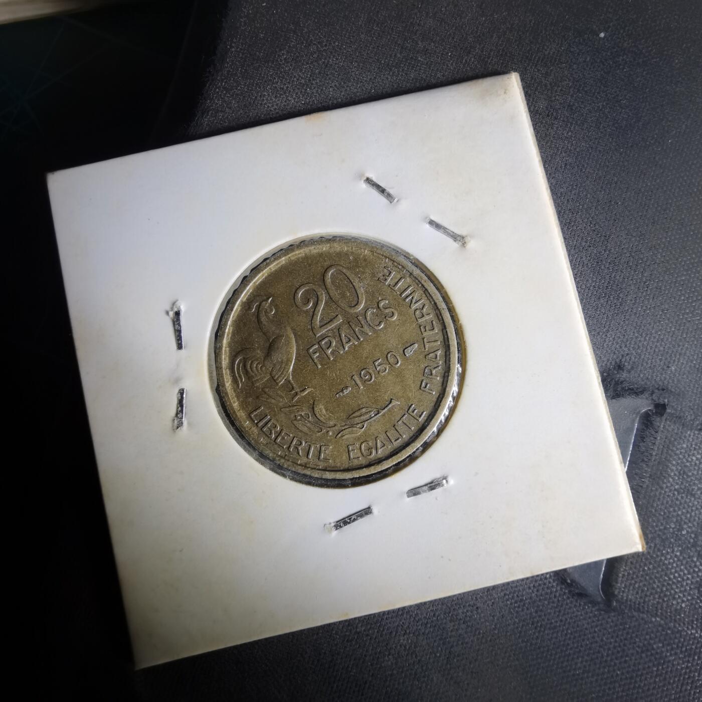 沼泽如烟--第1014场 法国1950年20法郎