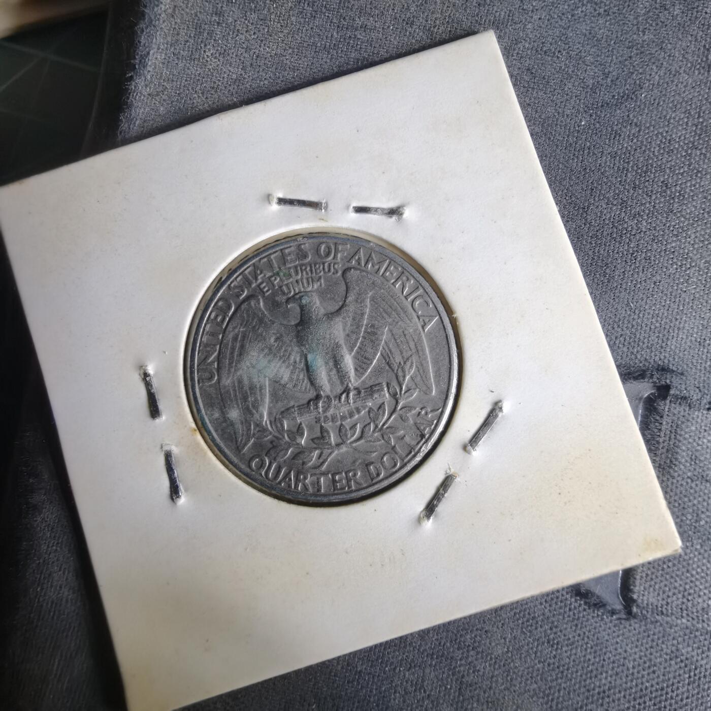 沼泽如烟--第1014场 美国1984年25分纪念币