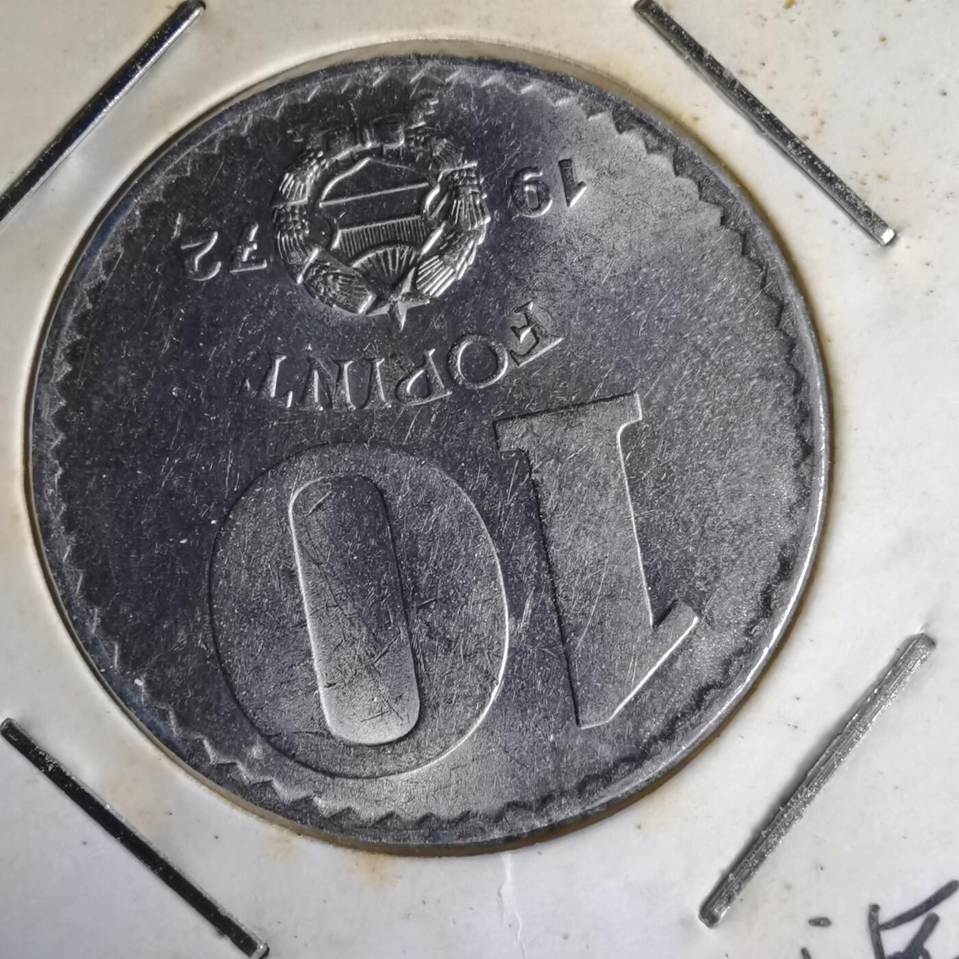 沼泽如烟--第1014场 匈牙利1972年10福林