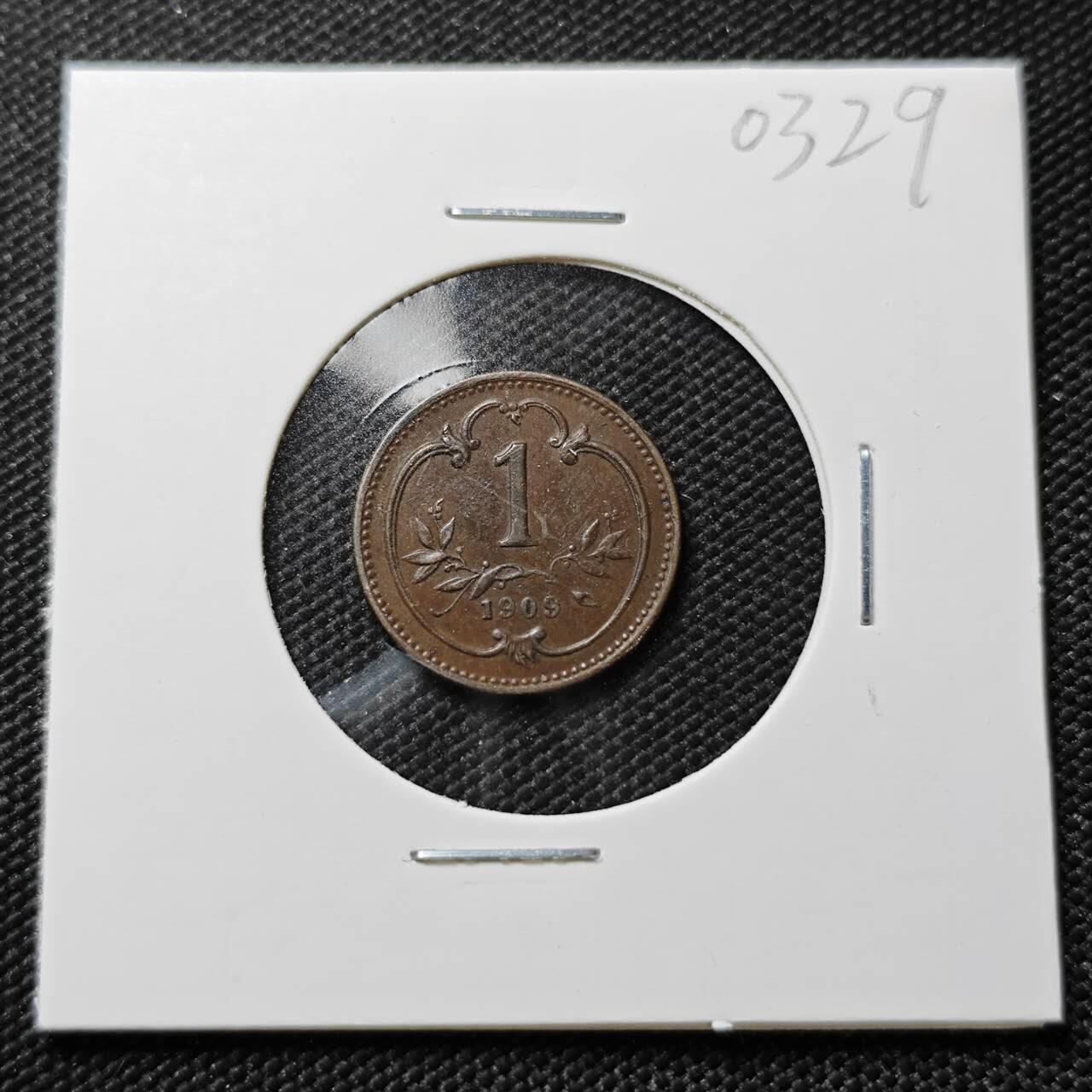 KK钱币收藏小铺   第403期 2月预留时间 周末发货  奥地利1格罗申铜币