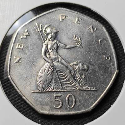 KK钱币收藏小铺   第402期 2月预留时间 周末发货 -  英国大50便士