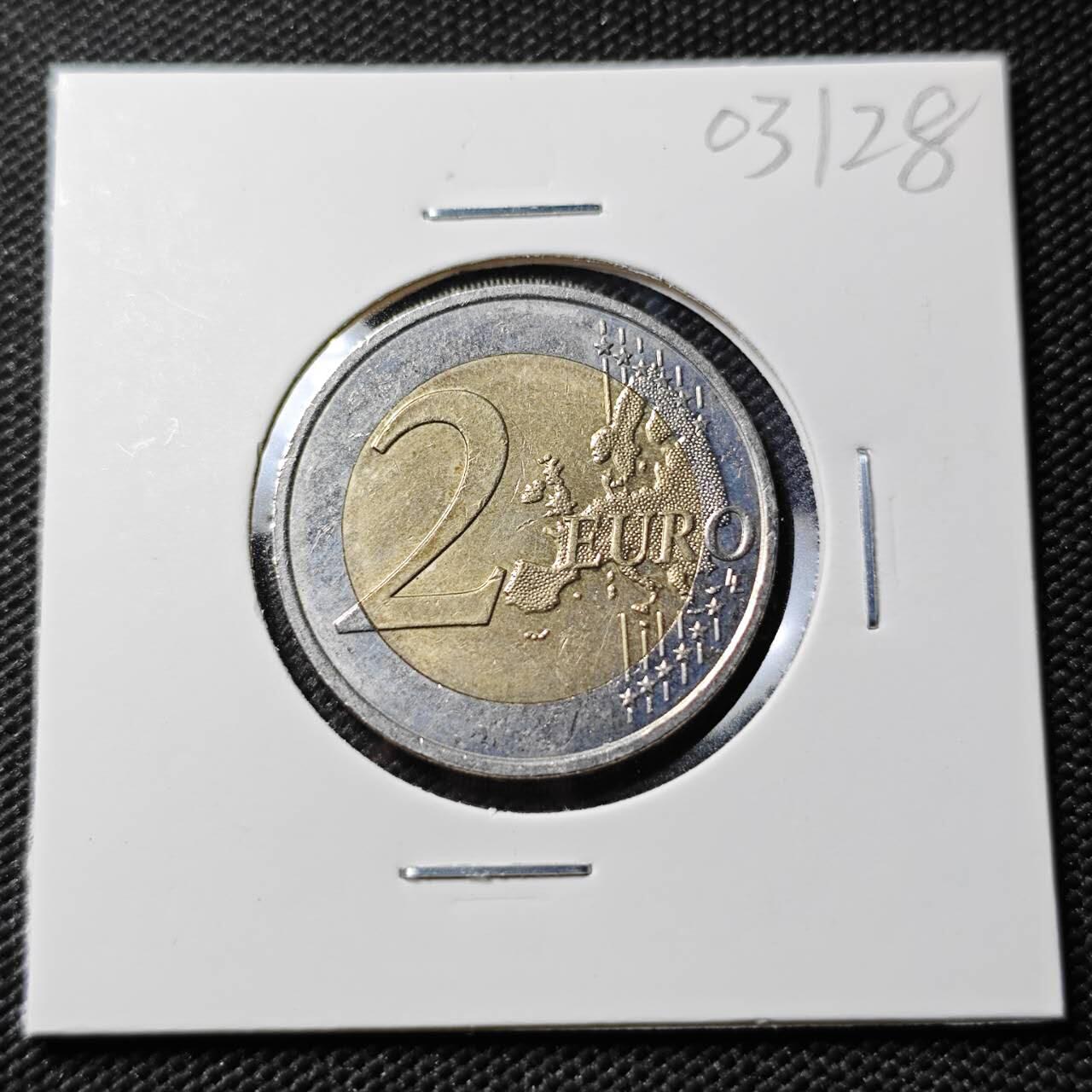 KK钱币收藏小铺   第403期 2月预留时间 周末发货  2015意大利2欧纪念币