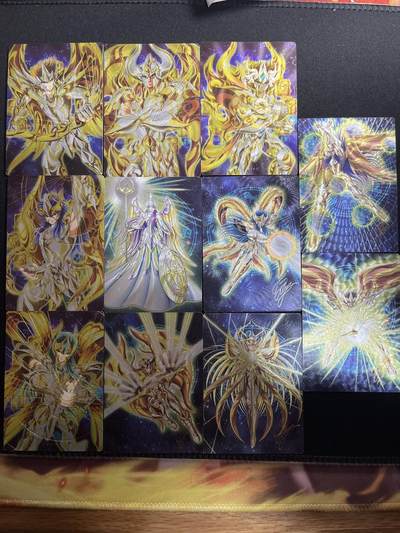 欢迎送拍、零成本上架，释放现金流，合理分配上拍卡品 - 【折光】圣斗士11张（有瑕疵）