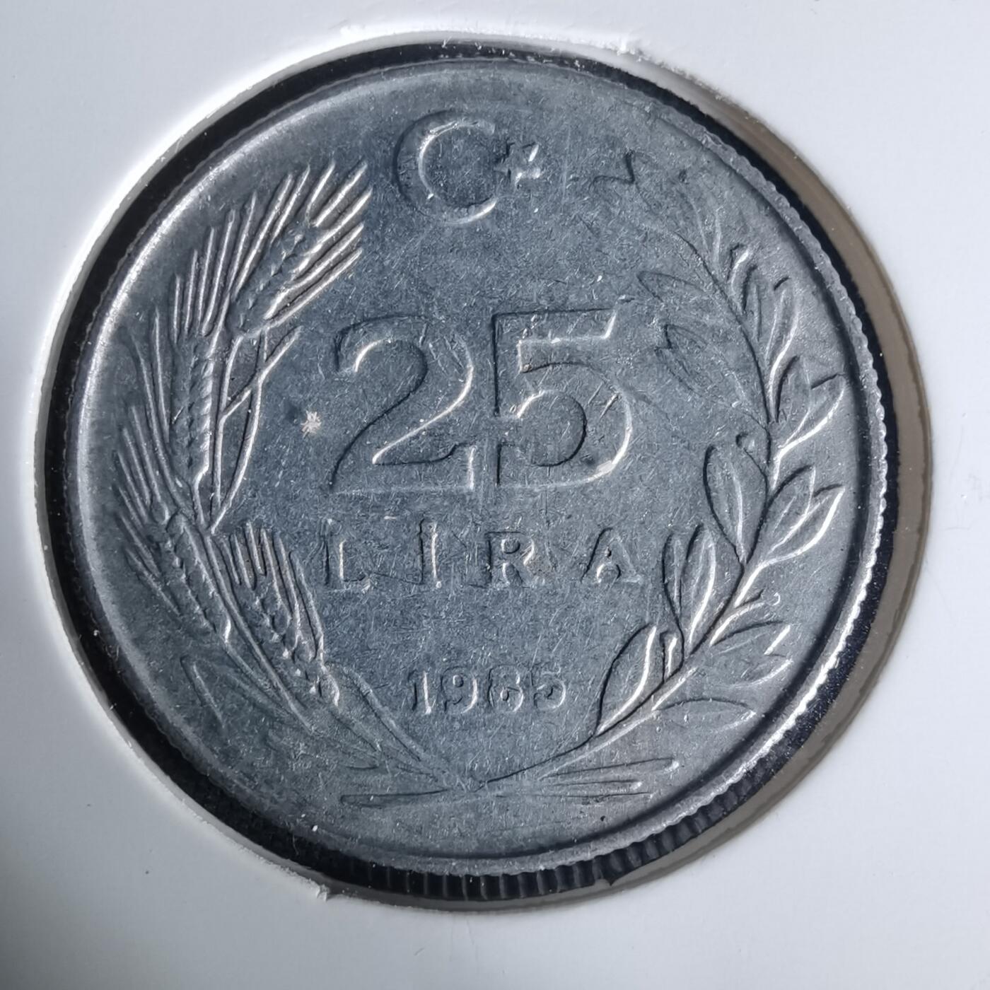 沼泽如烟--第1015场 土耳其1985年25里拉