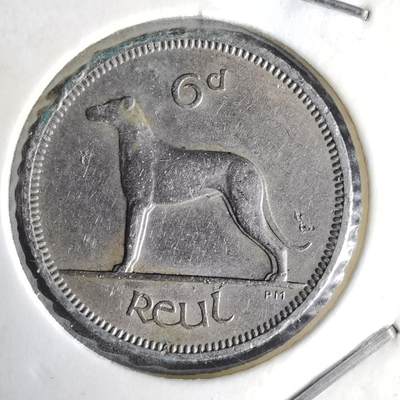 沼泽如烟--第1014场 - 爱尔兰1964年6便士