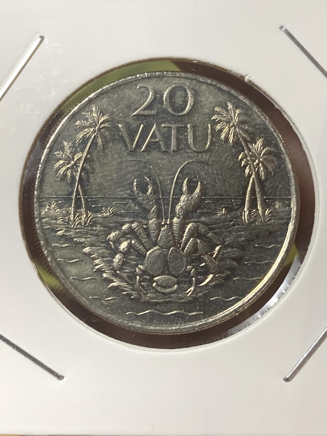 2026年第三十四场(总第二百零三场）外国精品纸夹币场(免佣金) 瓦努阿图1999年20瓦图