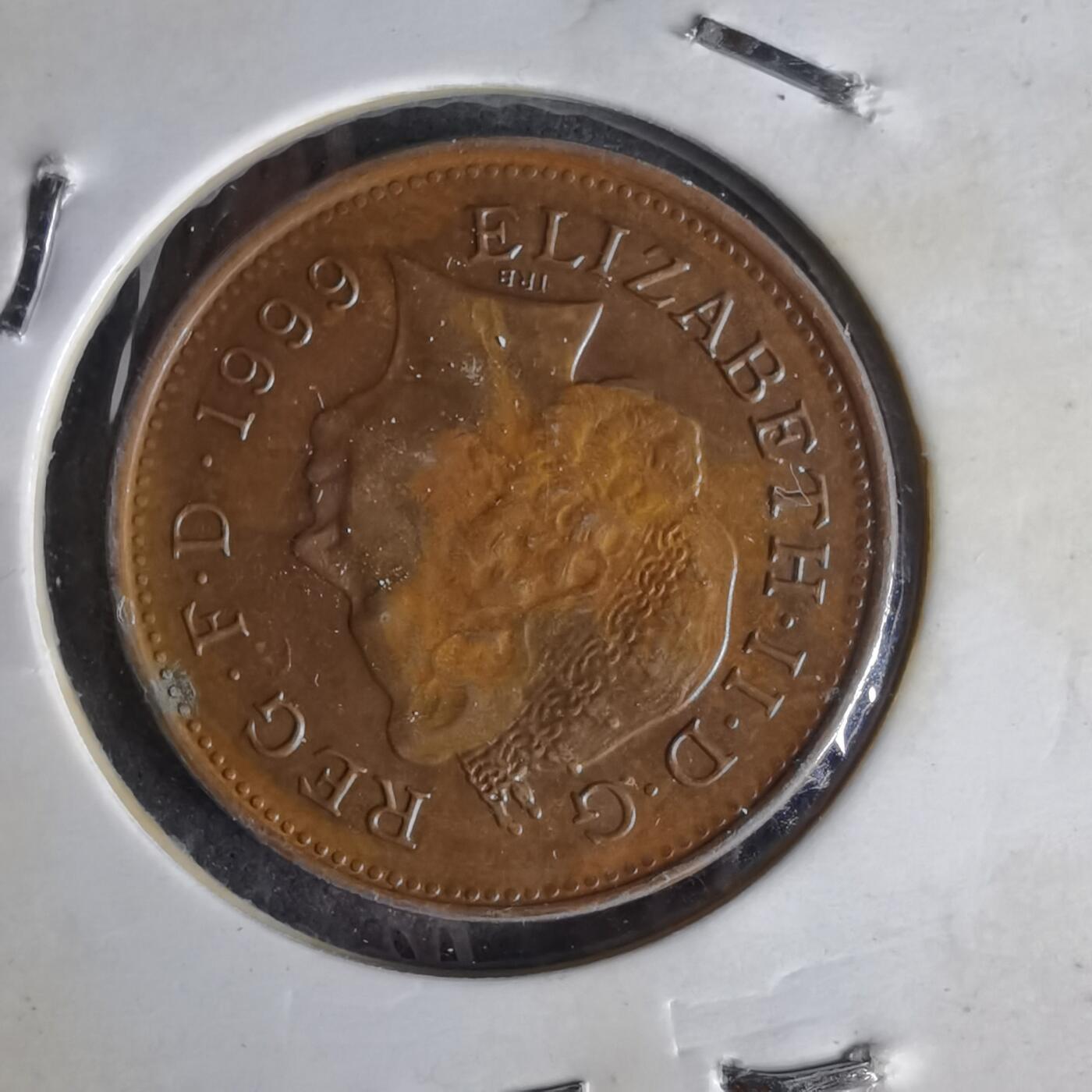 沼泽如烟--第1014场 英国1999年1便士