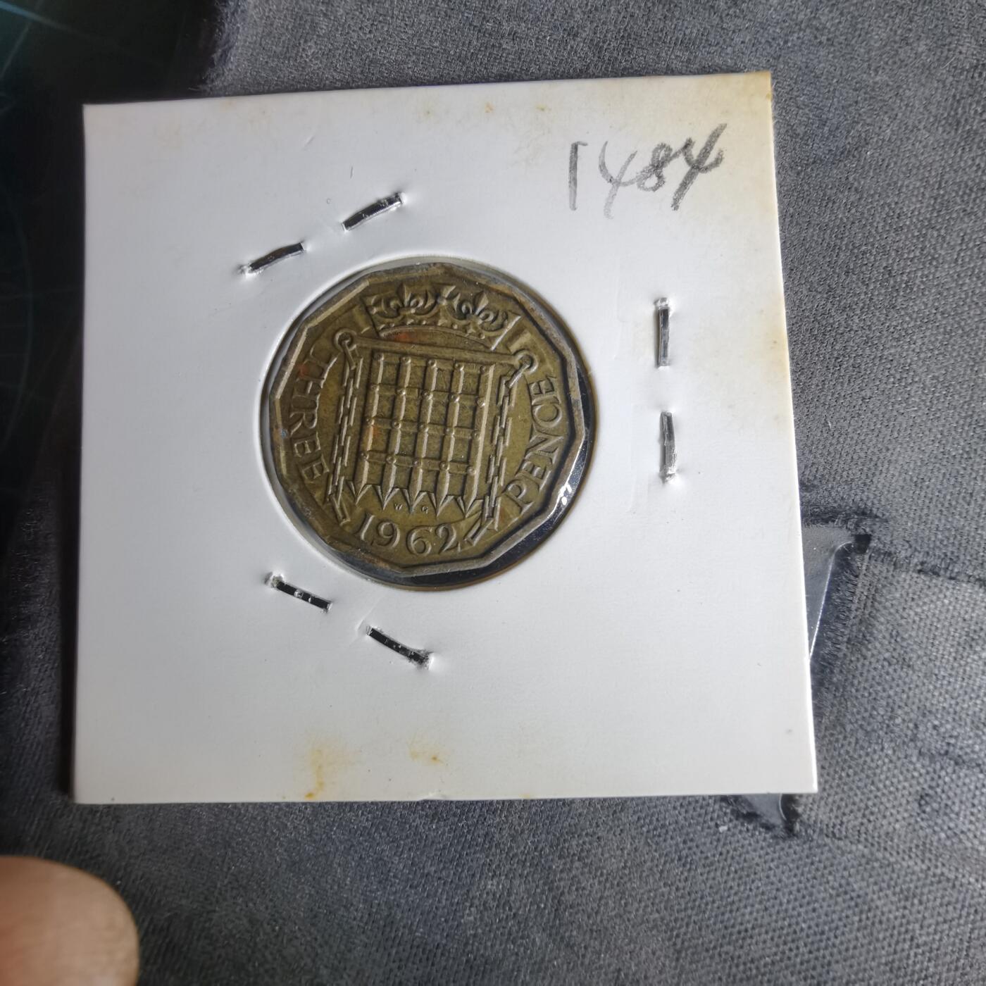 沼泽如烟--第1014场 英国1962年3便士