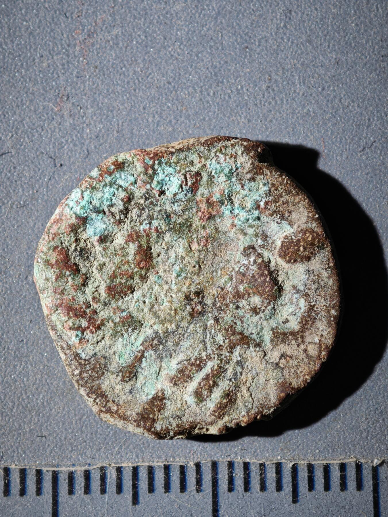 119期新疆红钱粟特钱币丝路钱币专场 C丘就缺王朝铜币