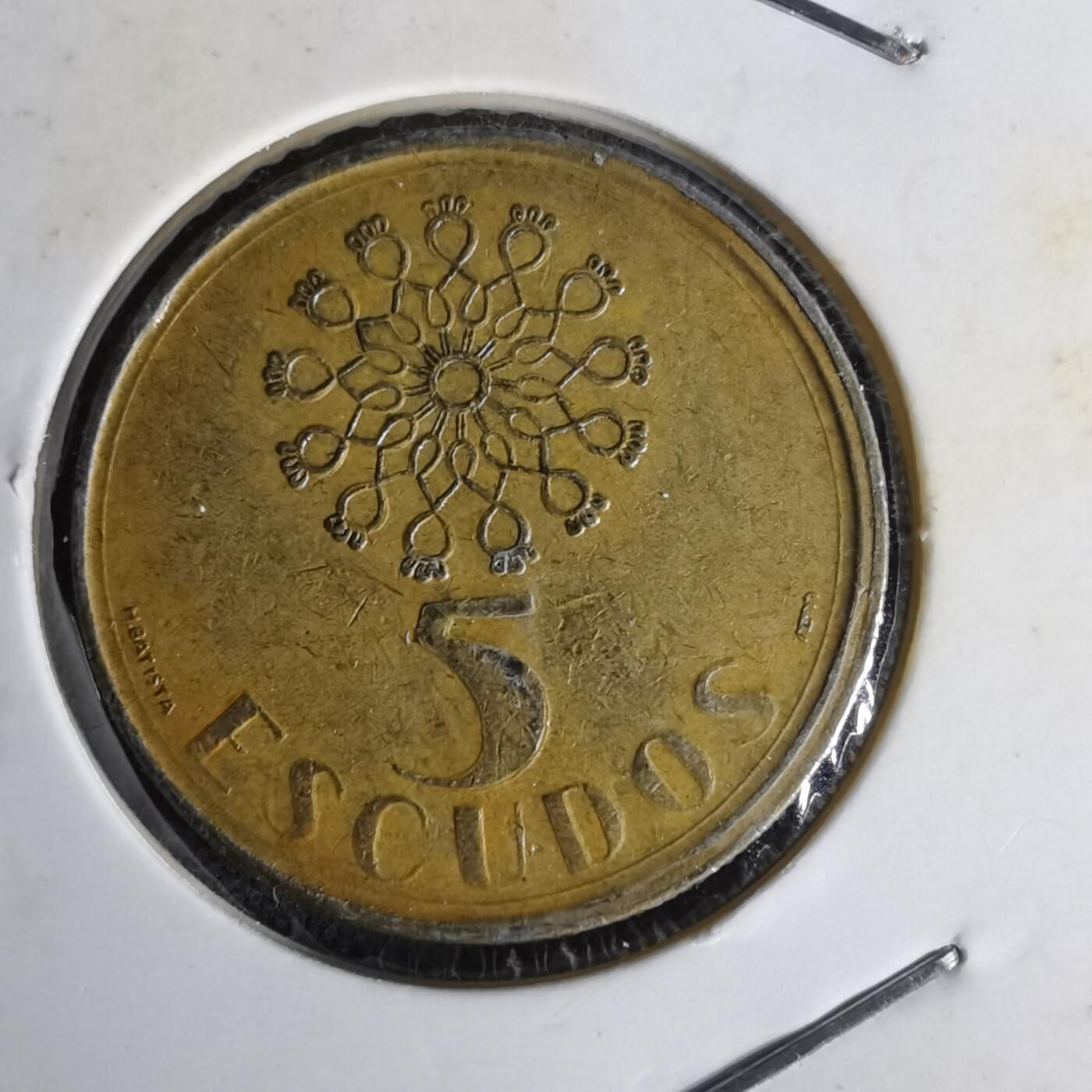 沼泽如烟--第1014场 葡萄牙1989年5埃斯库多