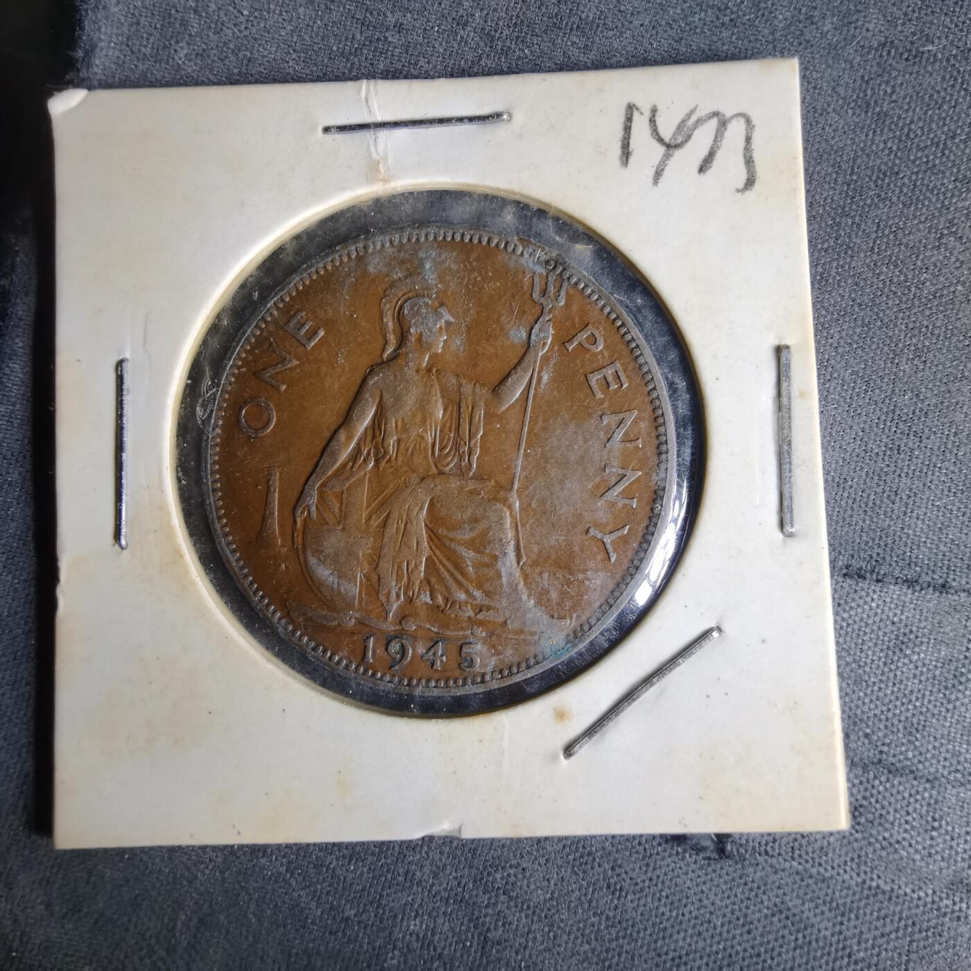 沼泽如烟--第1014场 英国1945年1便士