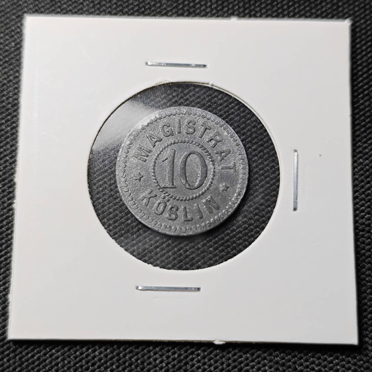 KK钱币收藏小铺   第402期 2月预留时间 周末发货  德紧10芬尼