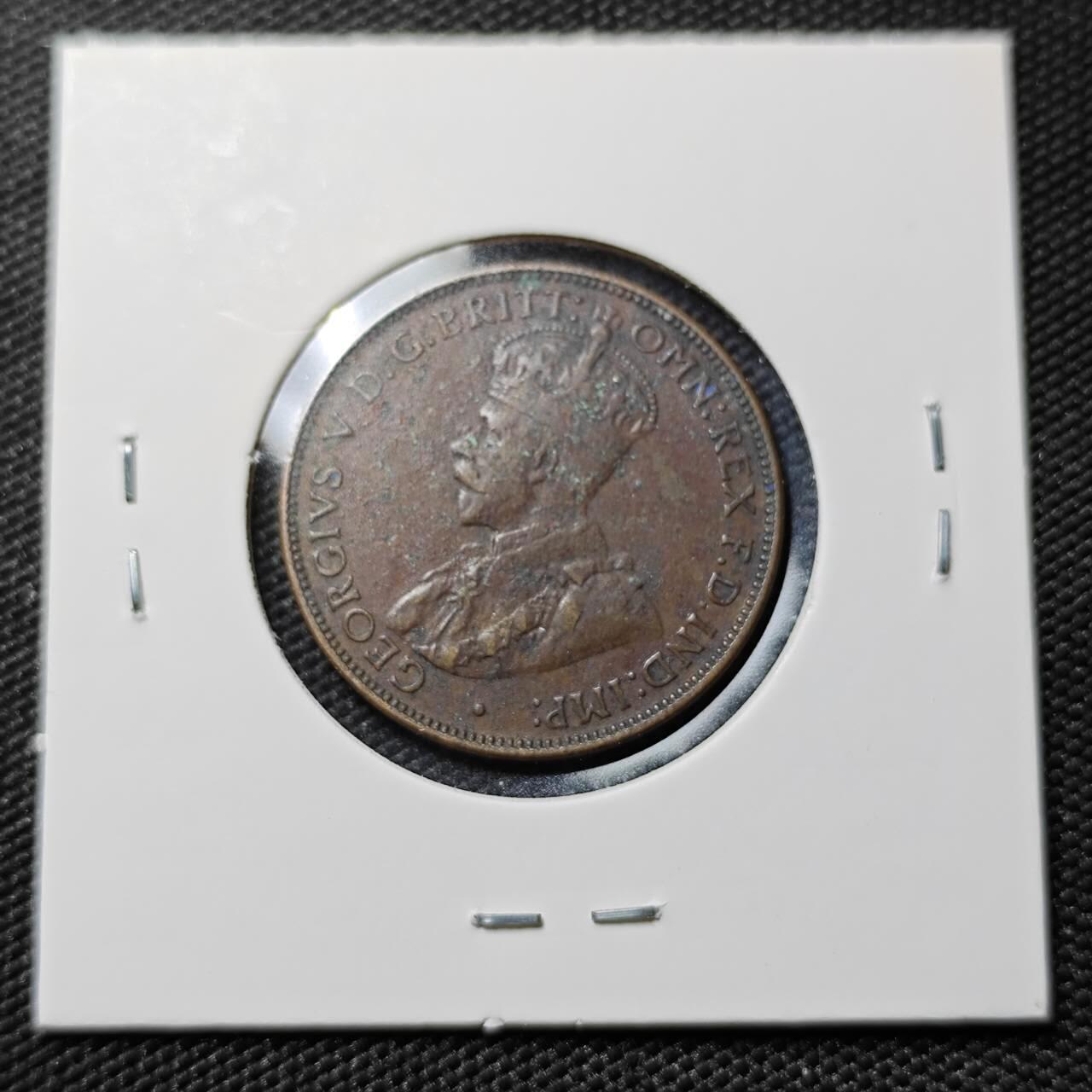 KK钱币收藏小铺   第402期 2月预留时间 周末发货 1917 澳大利亚1便士铜币