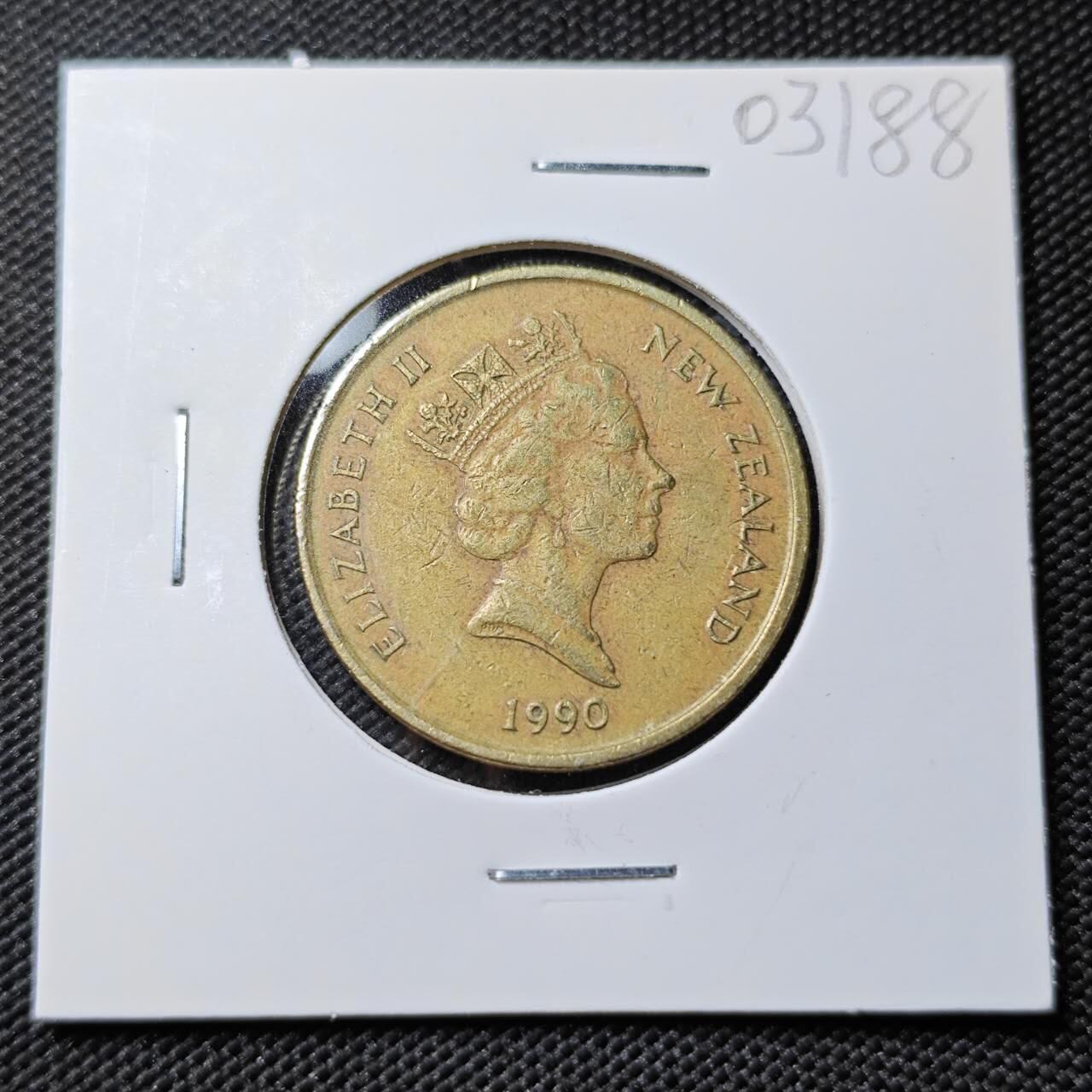 KK钱币收藏小铺   第403期 2月预留时间 周末发货  新西兰2元