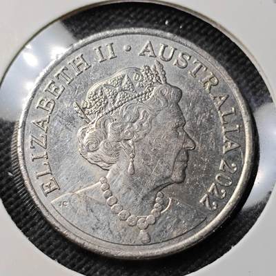 KK钱币收藏小铺   第403期 2月预留时间 周末发货 - 2022澳大利亚20分 