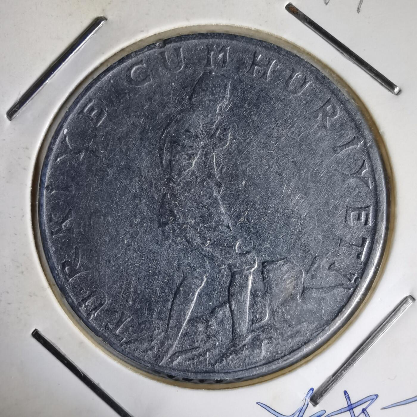 沼泽如烟--第1014场 土耳其1963年2.5里拉