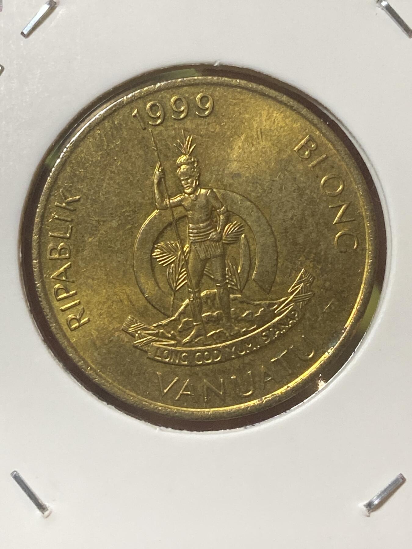 2026年第三十四场(总第二百零三场）外国精品纸夹币场(免佣金) 瓦努阿图1999年5瓦图