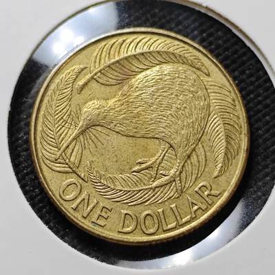 KK钱币收藏小铺   第403期 2月预留时间 周末发货 -  新西兰1元