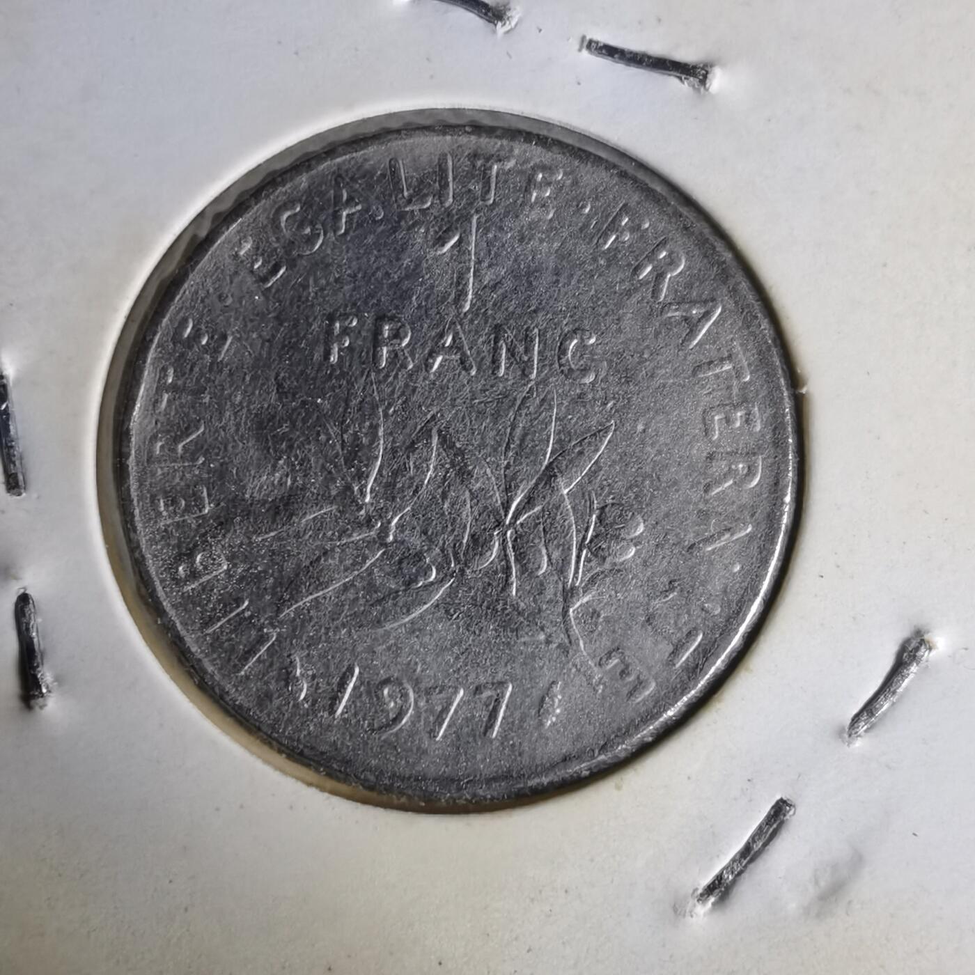 沼泽如烟--第1014场 法国1977年1法郎