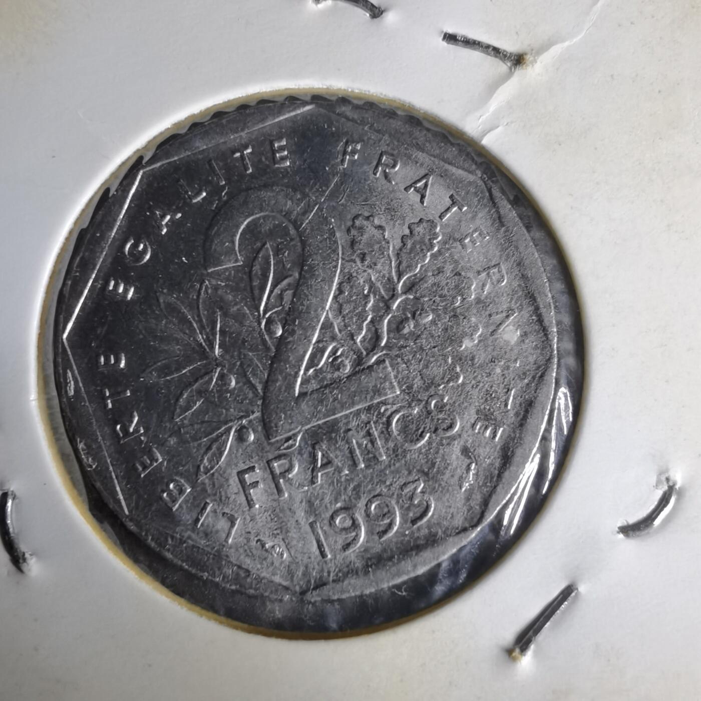 沼泽如烟--第1014场 法国1993年2法郎