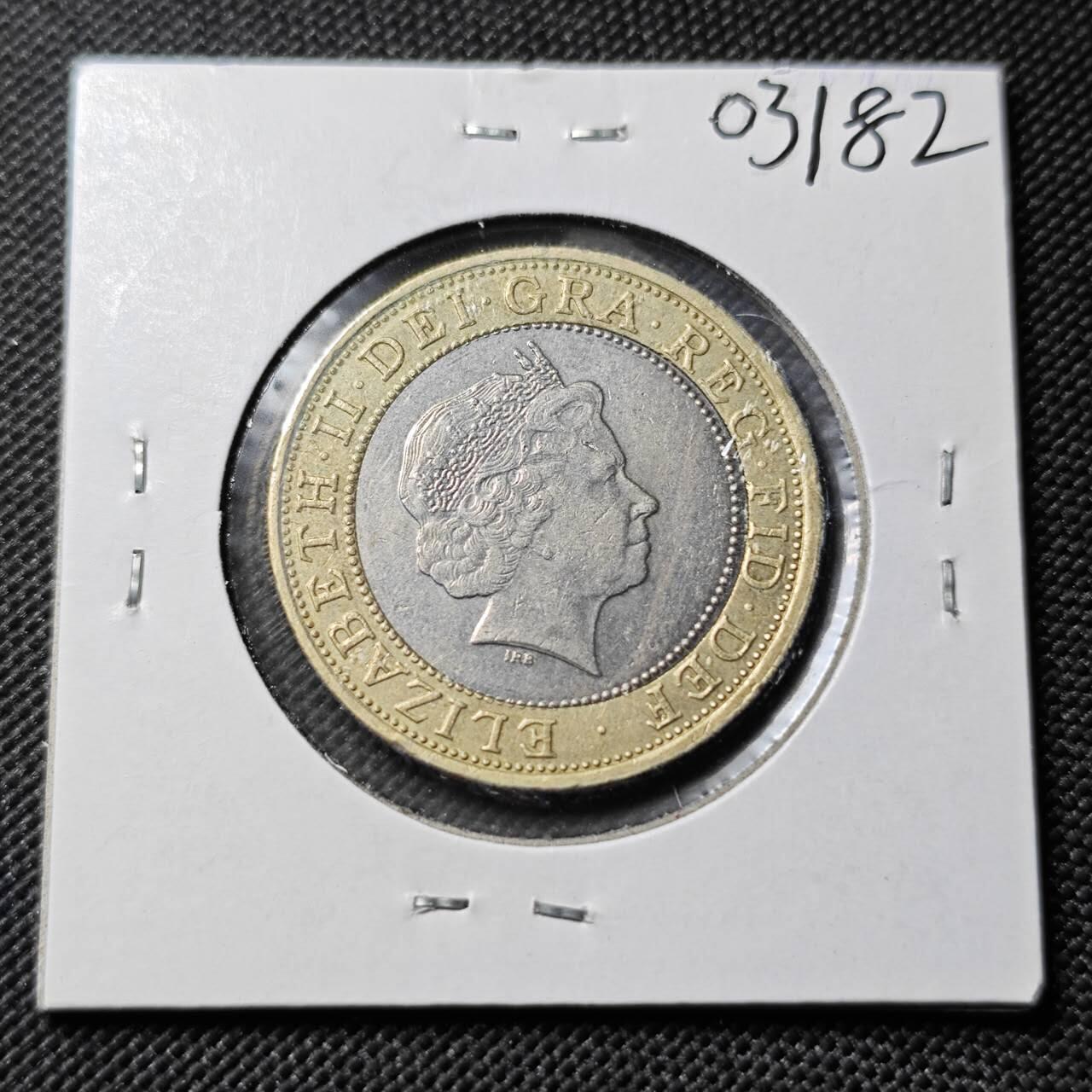 KK钱币收藏小铺   第403期 2月预留时间 周末发货  英国2镑纪念币