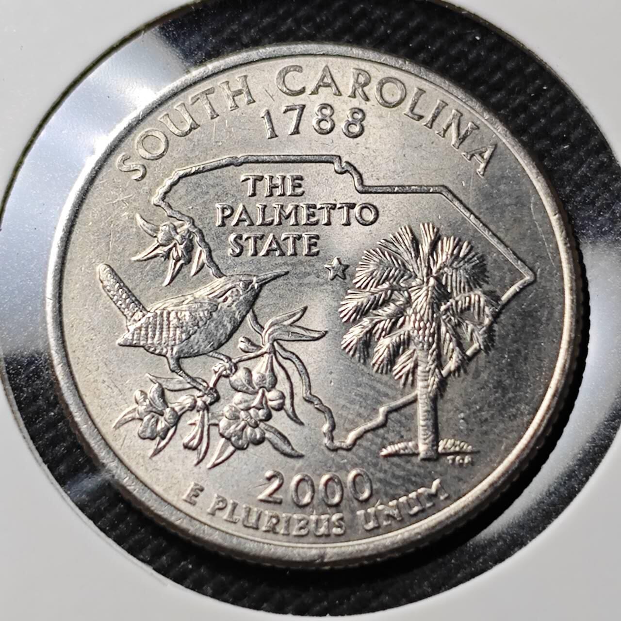 KK钱币收藏小铺   第403期 2月预留时间 周末发货 2000美国25分 纪念币