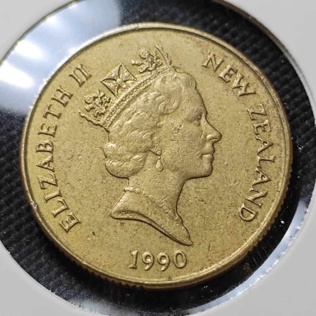 KK钱币收藏小铺   第403期 2月预留时间 周末发货  新西兰1元