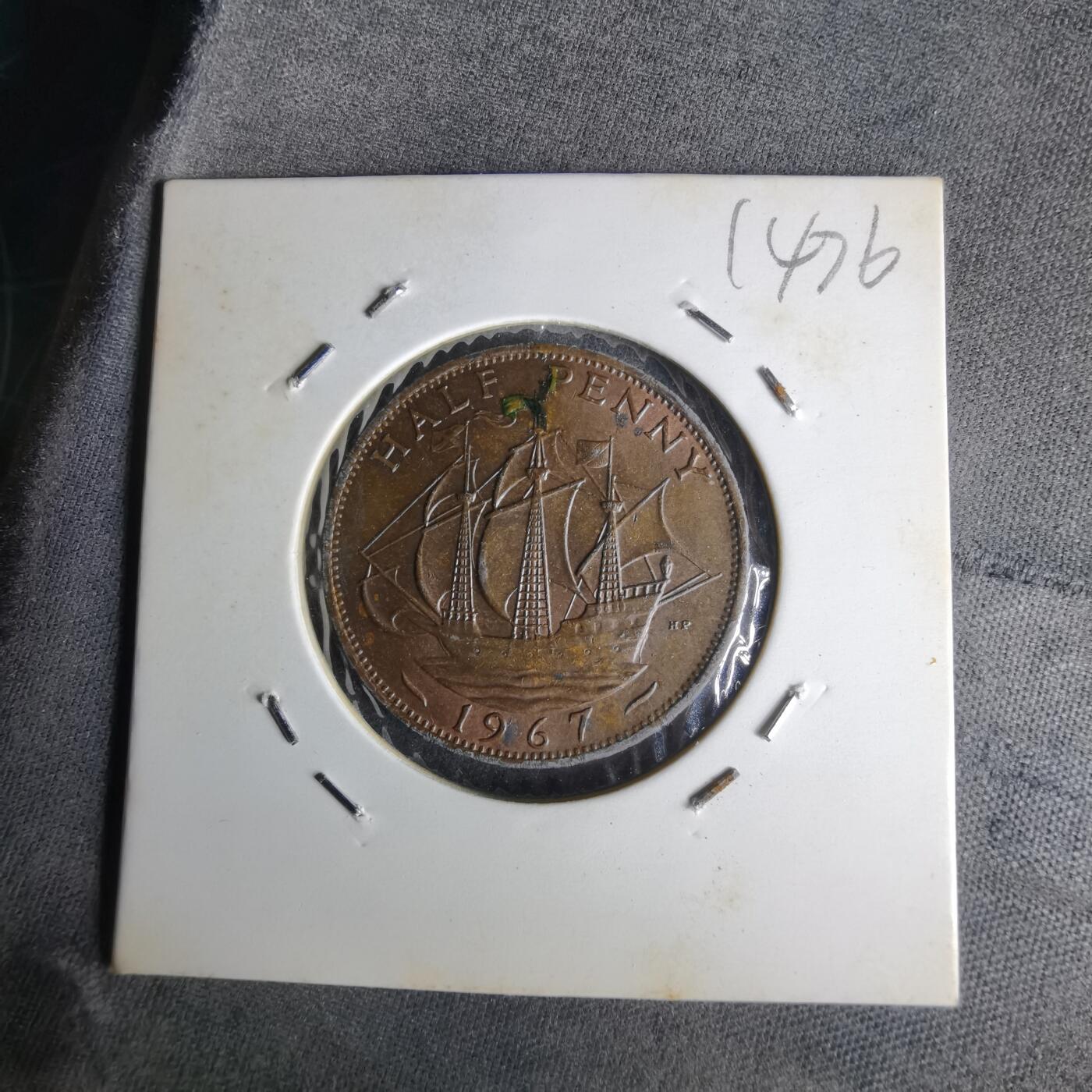 沼泽如烟--第1014场 英国1967年半便士