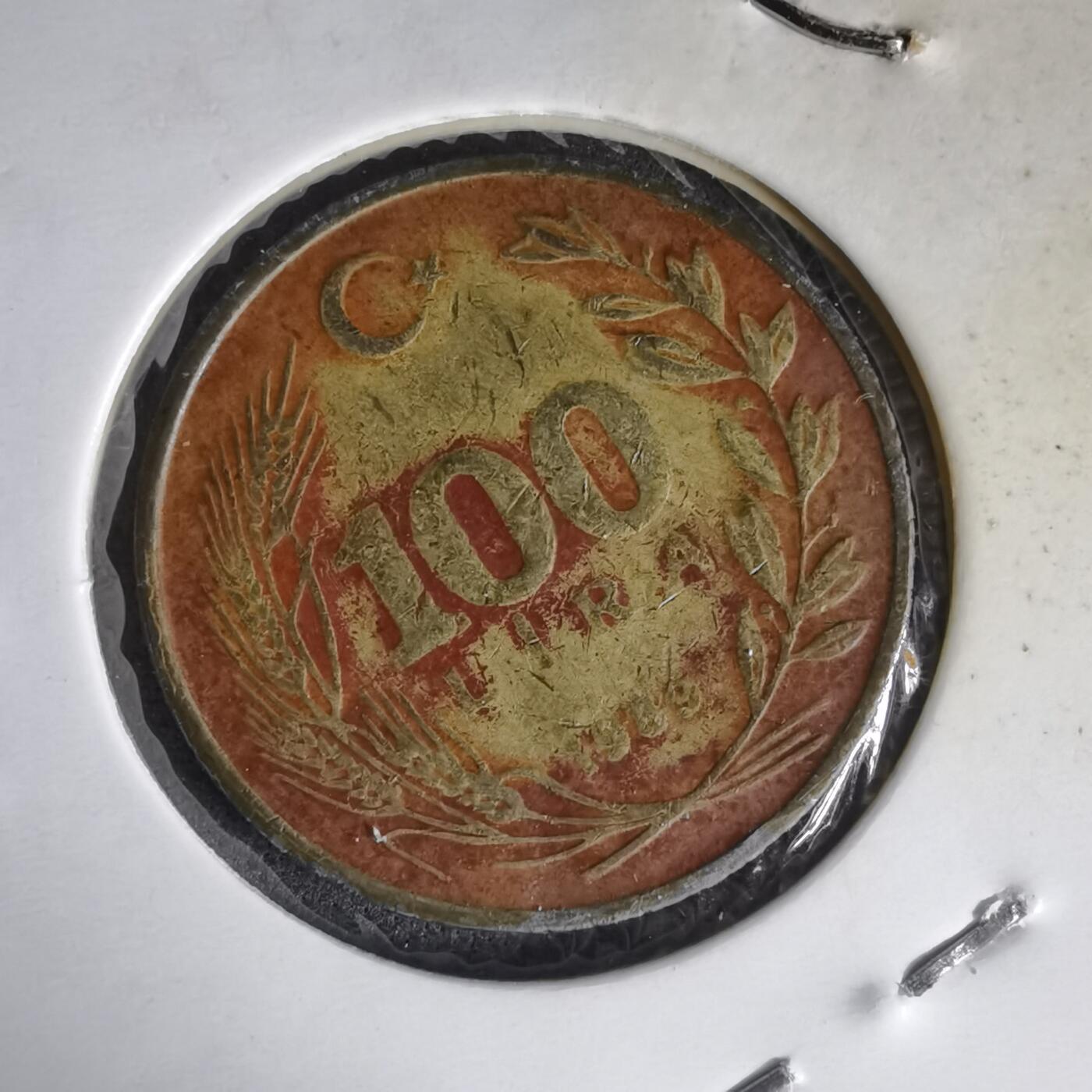 沼泽如烟--第1014场 土耳其1989年100里拉