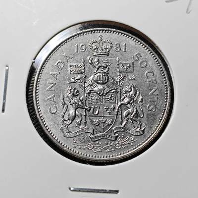 KK钱币收藏小铺   第402期 2月预留时间 周末发货 -  1981加拿大50分