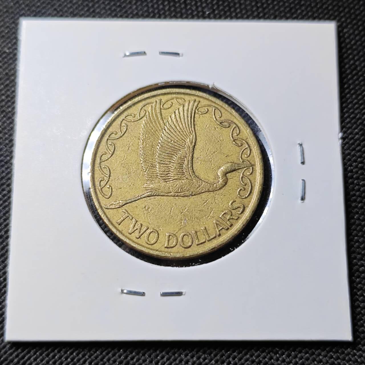 KK钱币收藏小铺   第403期 2月预留时间 周末发货 1991新西兰2元