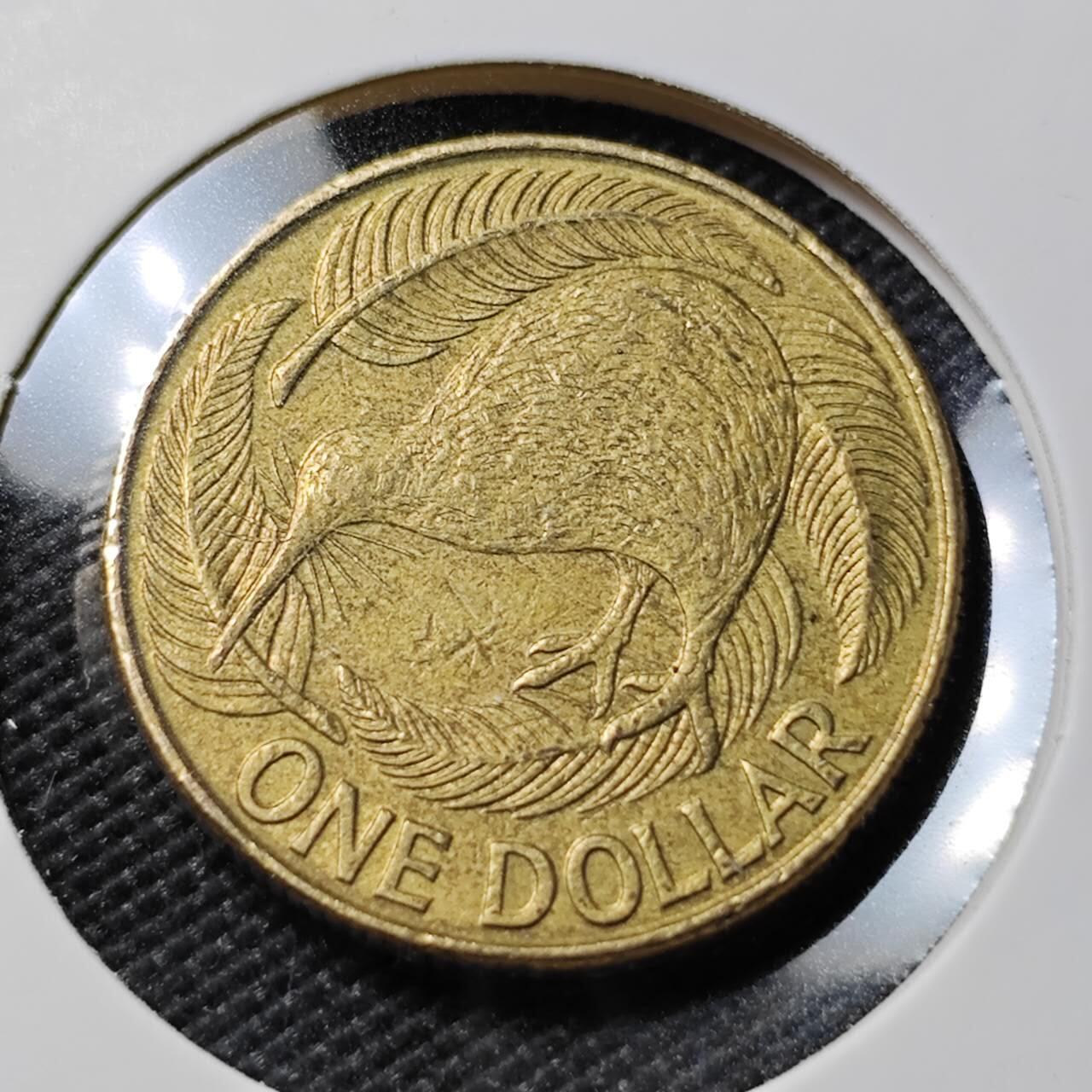 KK钱币收藏小铺   第402期 2月预留时间 周末发货  新西兰1元