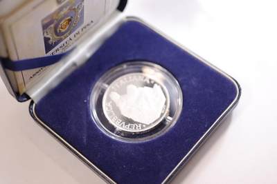 观钱近现代机制币拍卖No.003  意大利 1993 年比萨大学 650 周年 500 里拉纪念银币