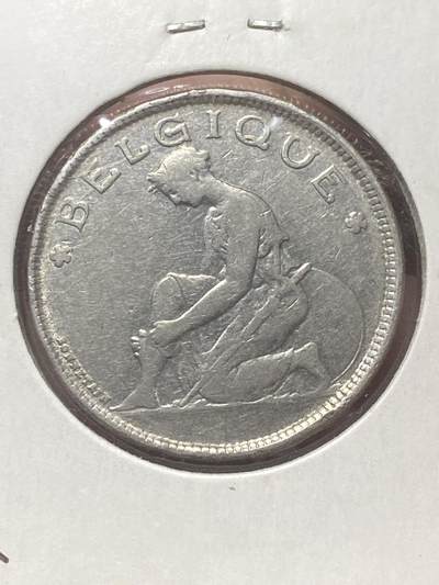 2026年第三十四场(总第二百零三场）外国精品纸夹币场(免佣金) - 比利时🇧🇪1923年2法郎(阿尔贝一世时期，法语版)