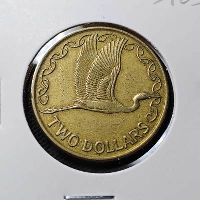 KK钱币收藏小铺   第403期 2月预留时间 周末发货 -  新西兰2元