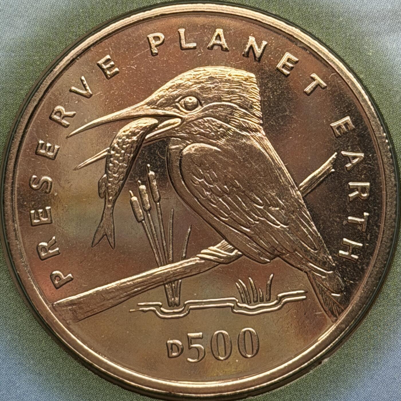 ＜星葵🌻钱币社＞硬币场·第71期·3月10日发货 〈邮币封〉波黑1994年保护地球·河翠鸟500第纳尔克朗型纪念币