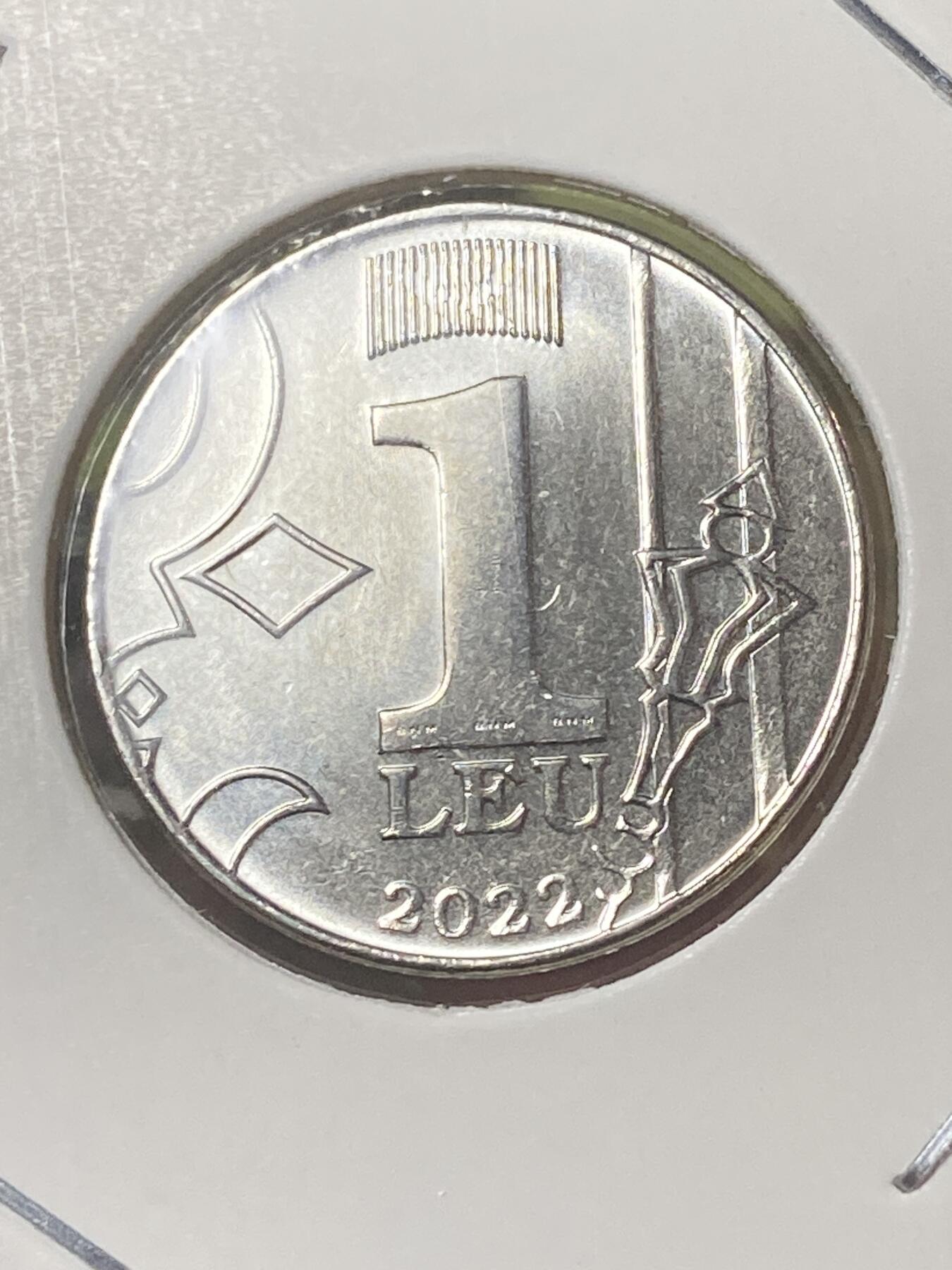 2026年第三十四场(总第二百零三场）外国精品纸夹币场(免佣金) 摩尔多瓦🇲🇩2022年1列伊(牛头拼图版)