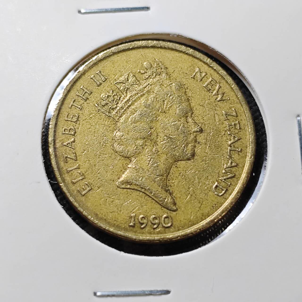 KK钱币收藏小铺   第403期 2月预留时间 周末发货  新西兰2元