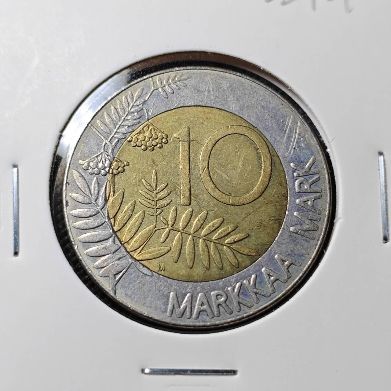 KK钱币收藏小铺   第402期 2月预留时间 周末发货  芬兰10马克双色币