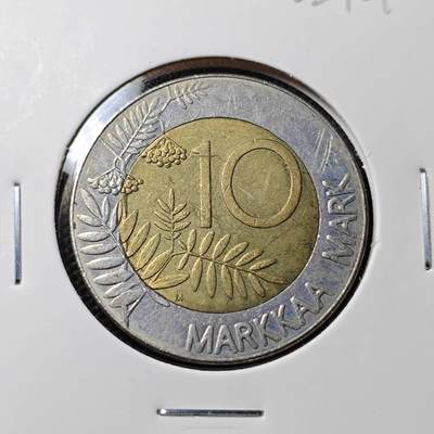 KK钱币收藏小铺   第402期 2月预留时间 周末发货 -  芬兰10马克双色币