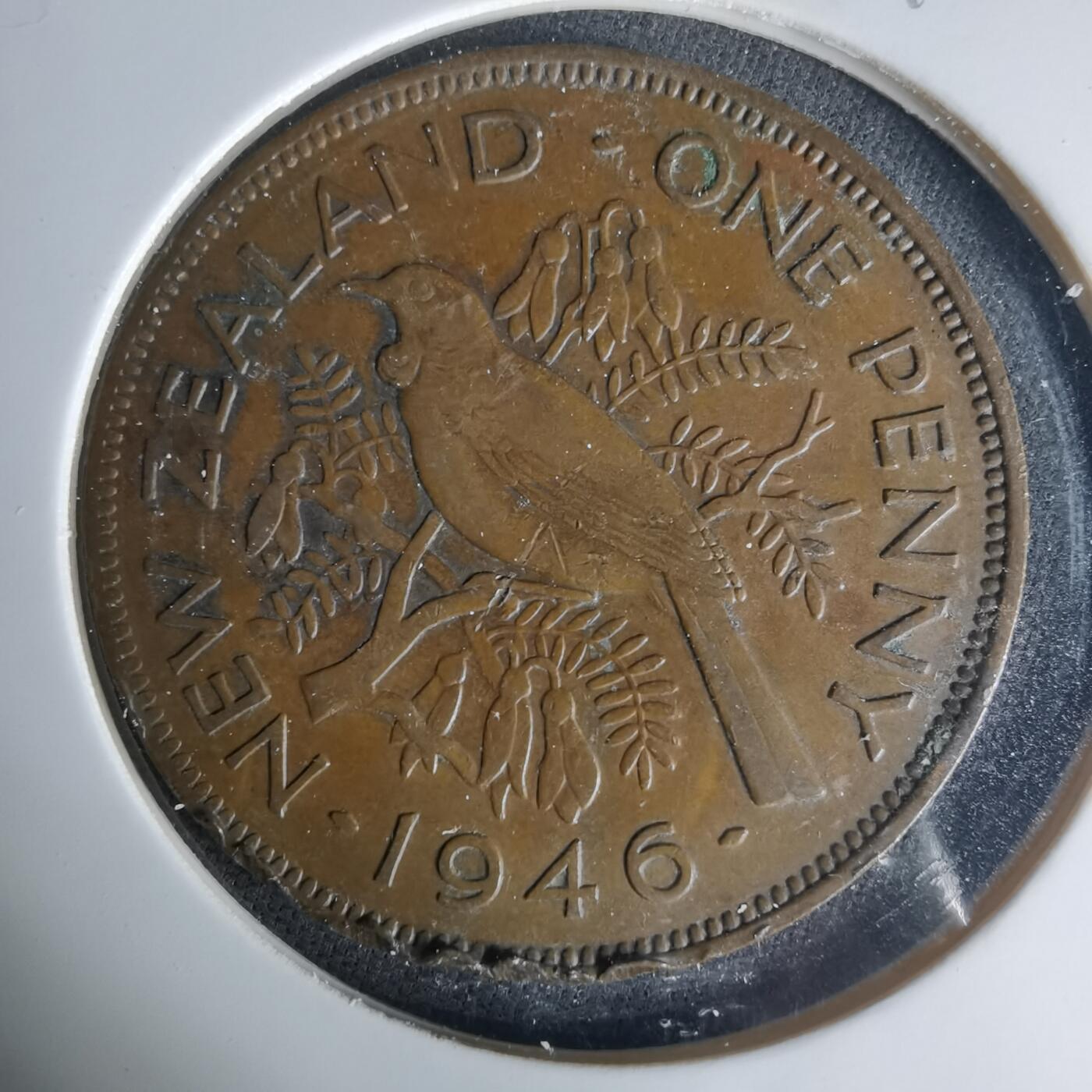 沼泽如烟--第1015场 新西兰1946年1便士