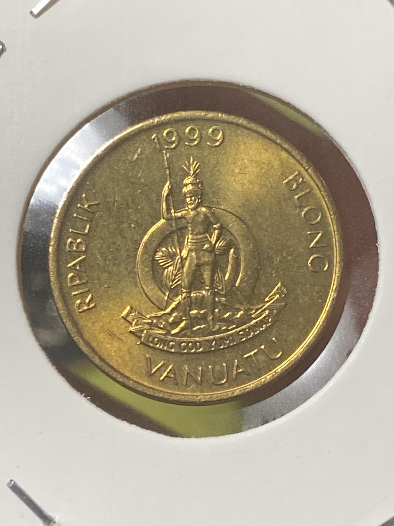 2026年第三十四场(总第二百零三场）外国精品纸夹币场(免佣金) 瓦努阿图1999年1瓦图