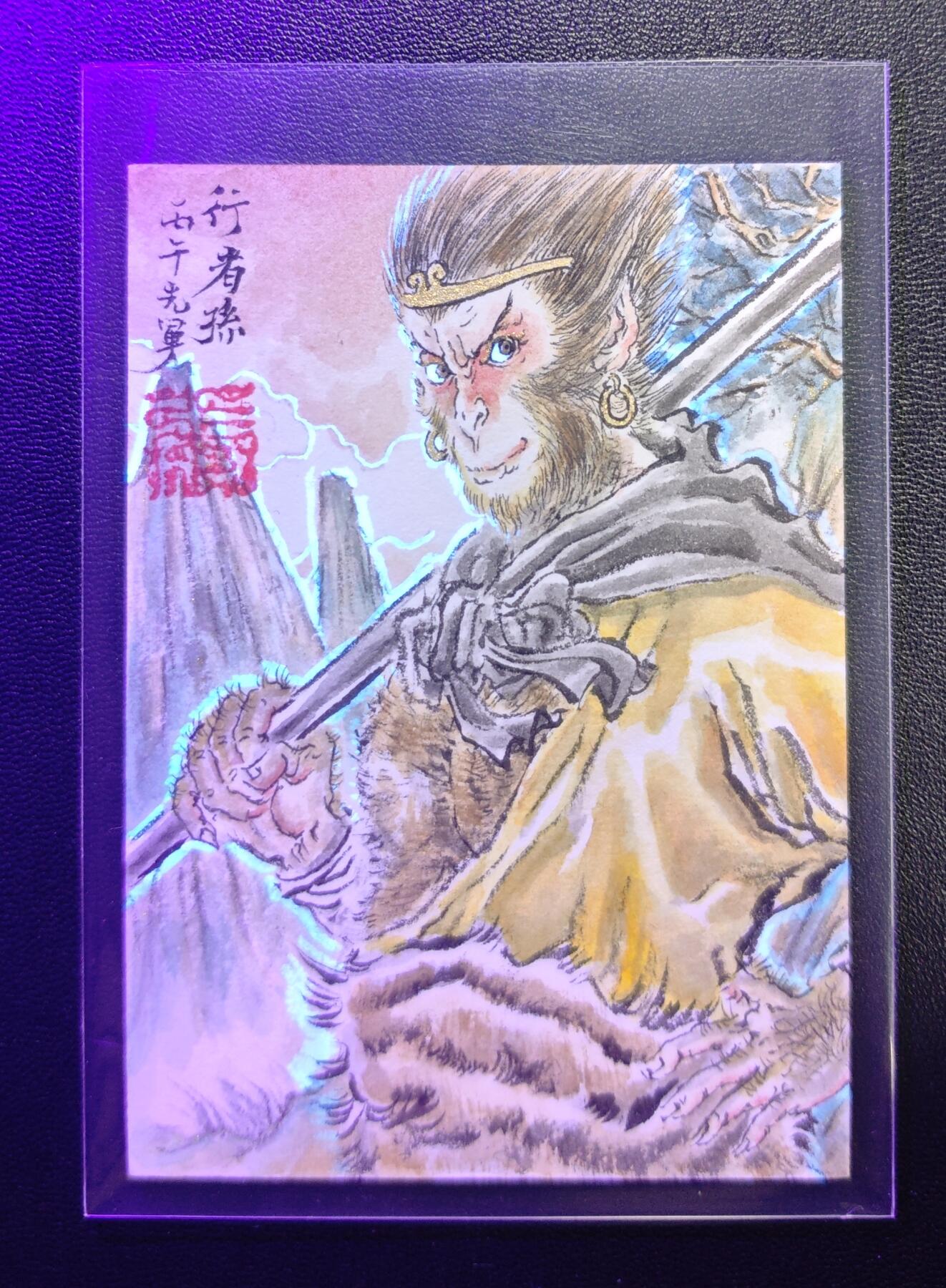 天玑星卡拍第178期《3.16周一截拍》持续收拍收评中 满赠卡需备注 【手绘卡】张先军 行者孙 手绘卡