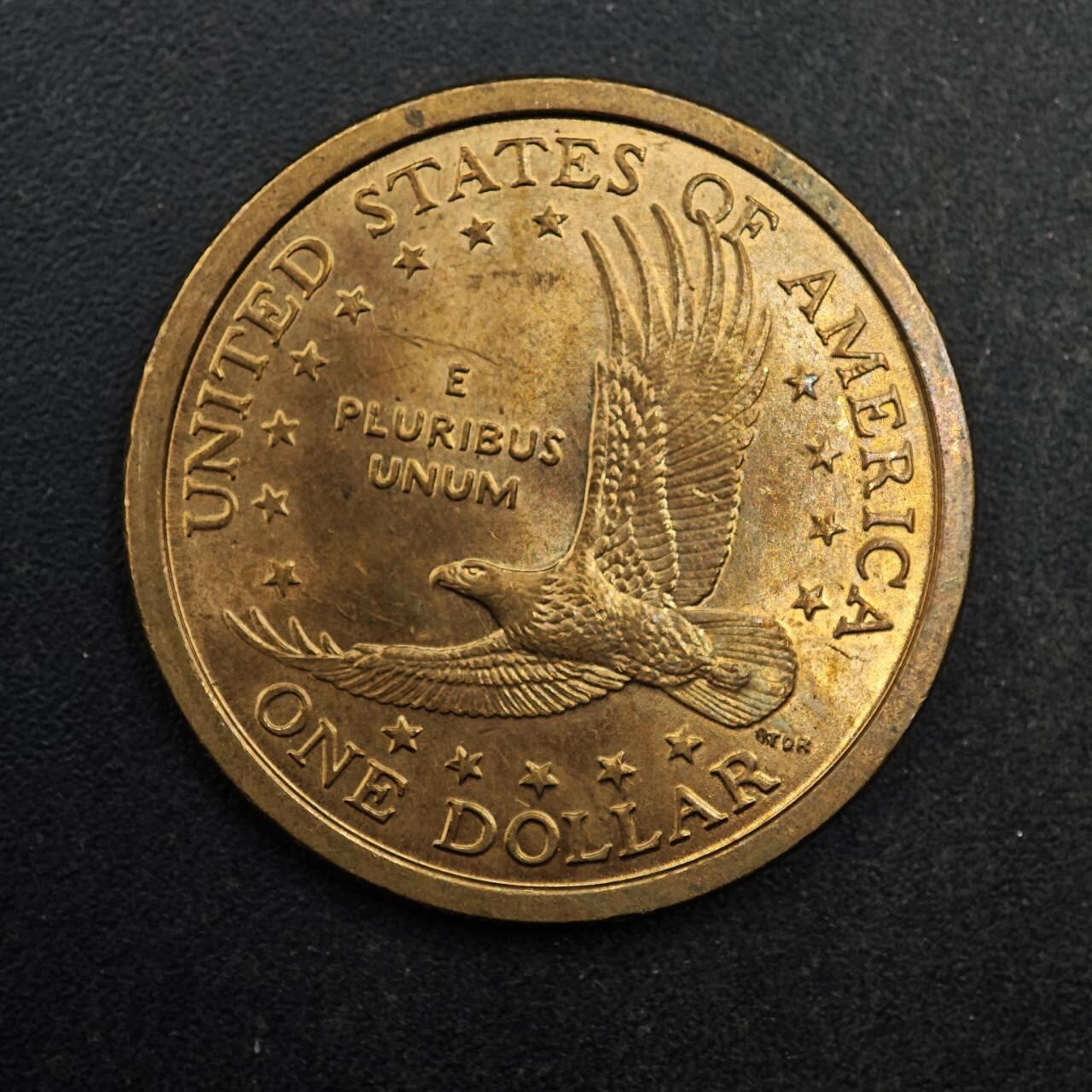 【淘币小摊】实时拍第八百七十七拍   散币场    每周一统一发货 美国2000年萨卡加维亚美元