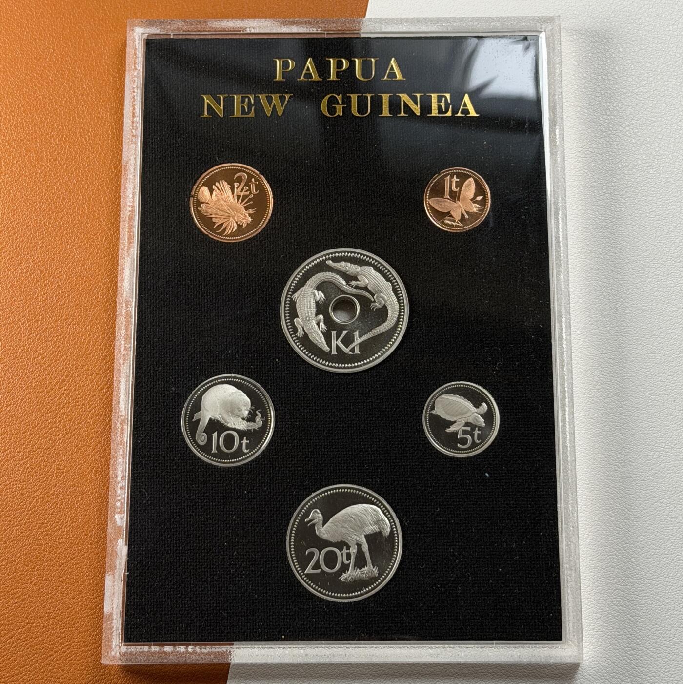 ＜星葵🌻钱币社＞硬币场·第71期·3月10日发货 布亚新几内亚1981年盒装精制套币