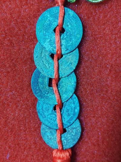 五帝钱一串。生坑货 五帝钱一串。生坑货