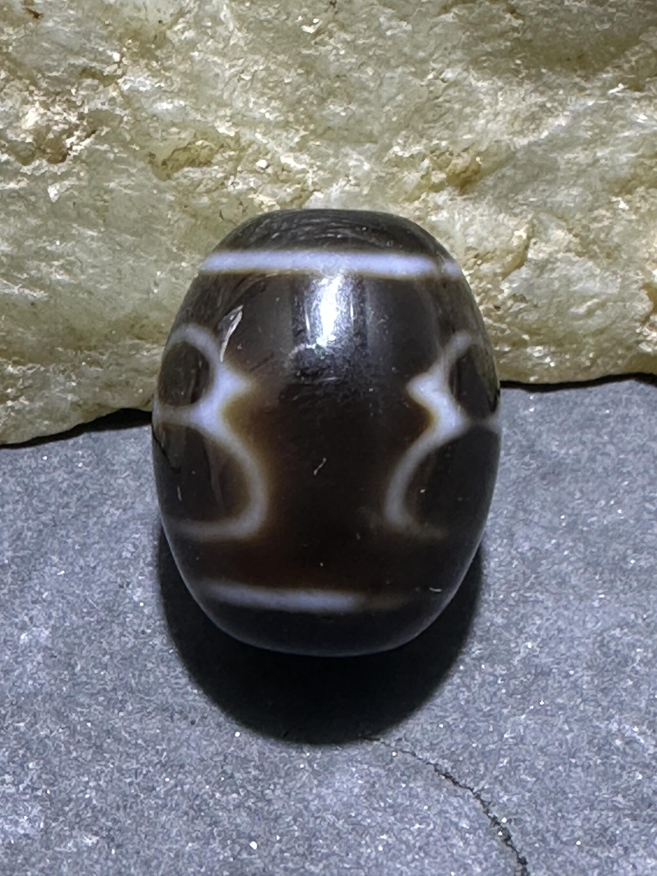 仅此一颗，精品藏传财神天珠一颗，