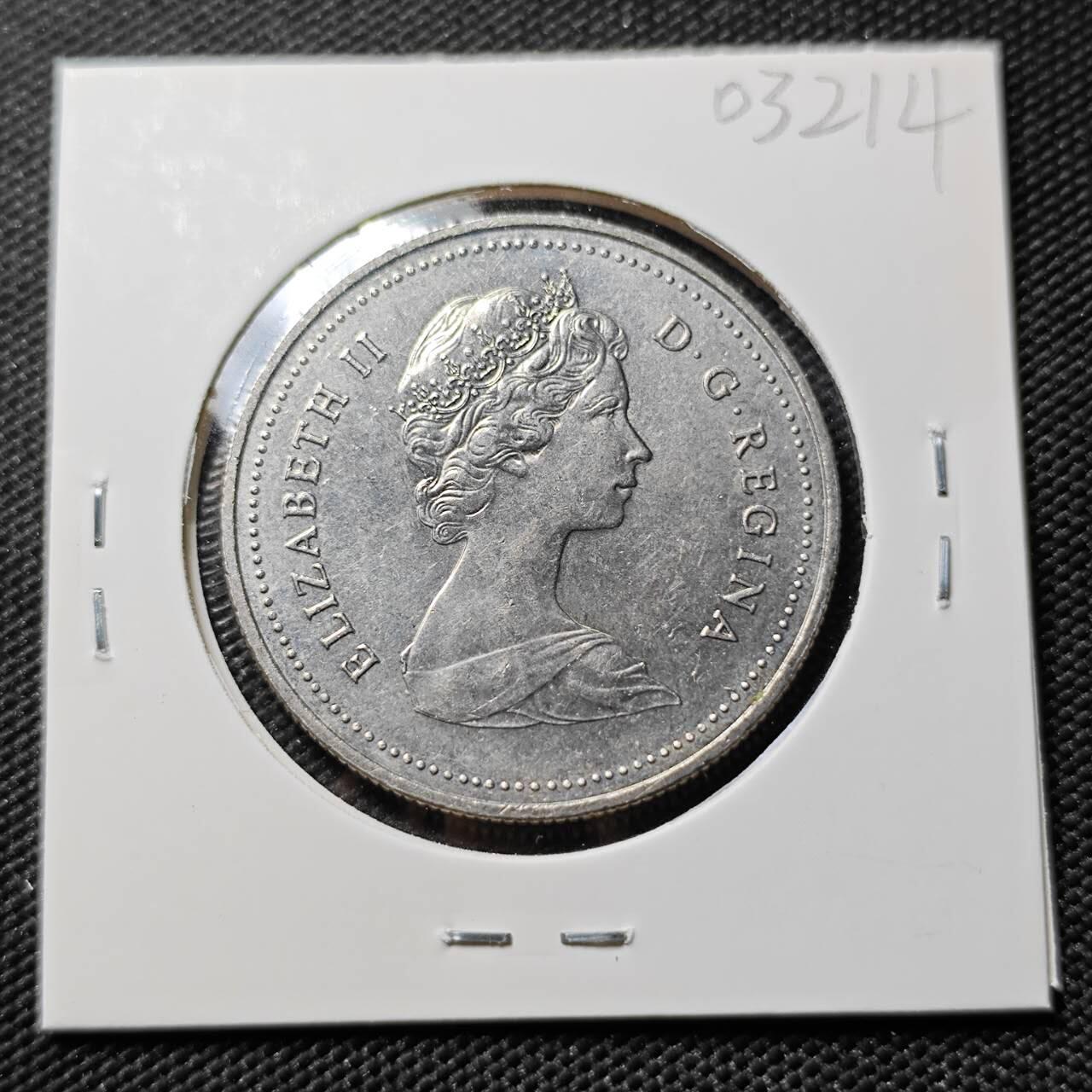 KK钱币收藏小铺   第403期 2月预留时间 周末发货 1981加拿大1元