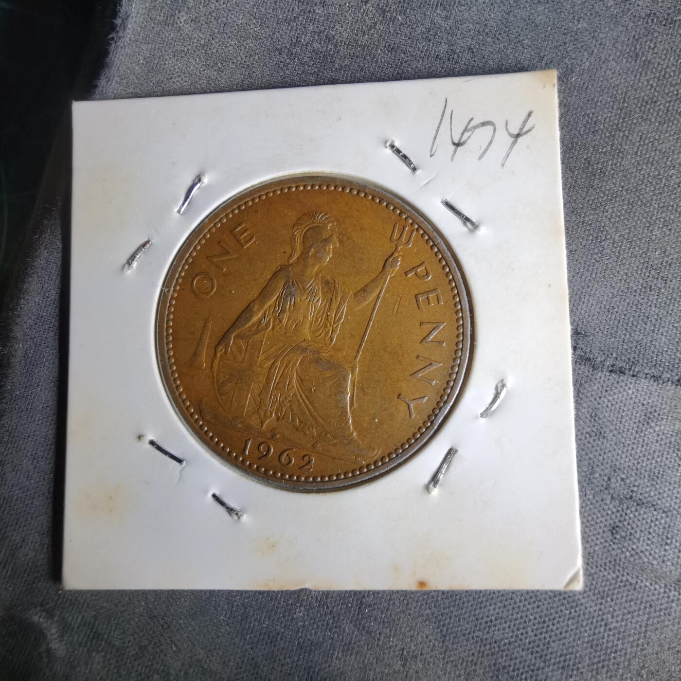 沼泽如烟--第1014场 英国1962年1便士