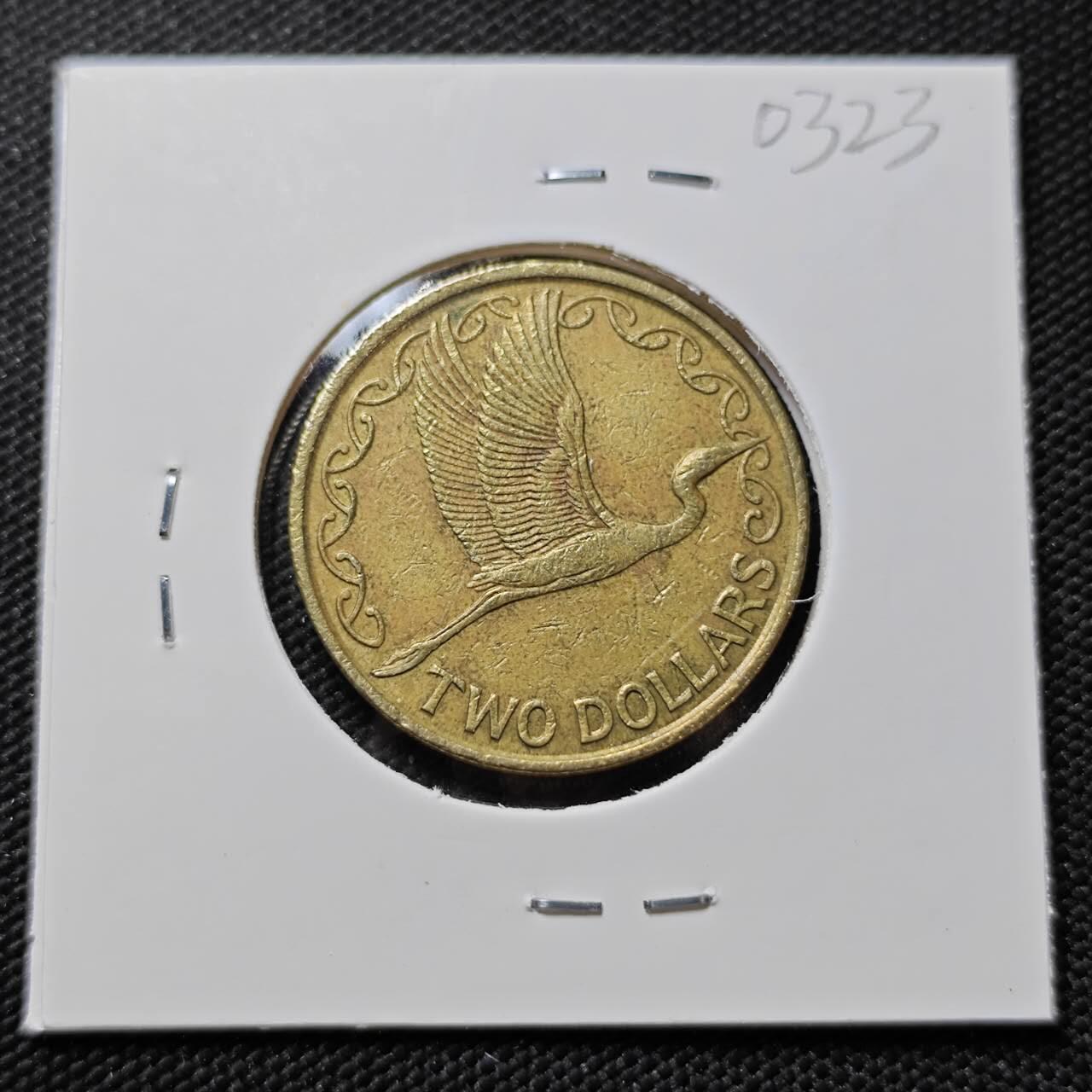 KK钱币收藏小铺   第403期 2月预留时间 周末发货  新西兰2元